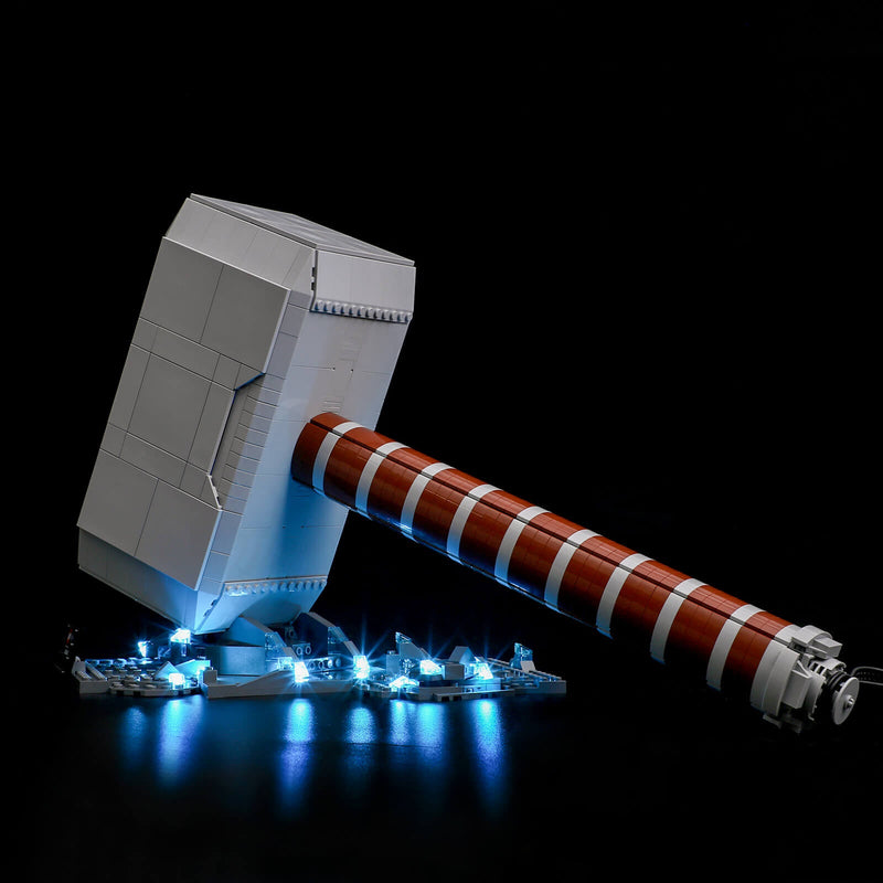 light up Lego Thor's Hammer